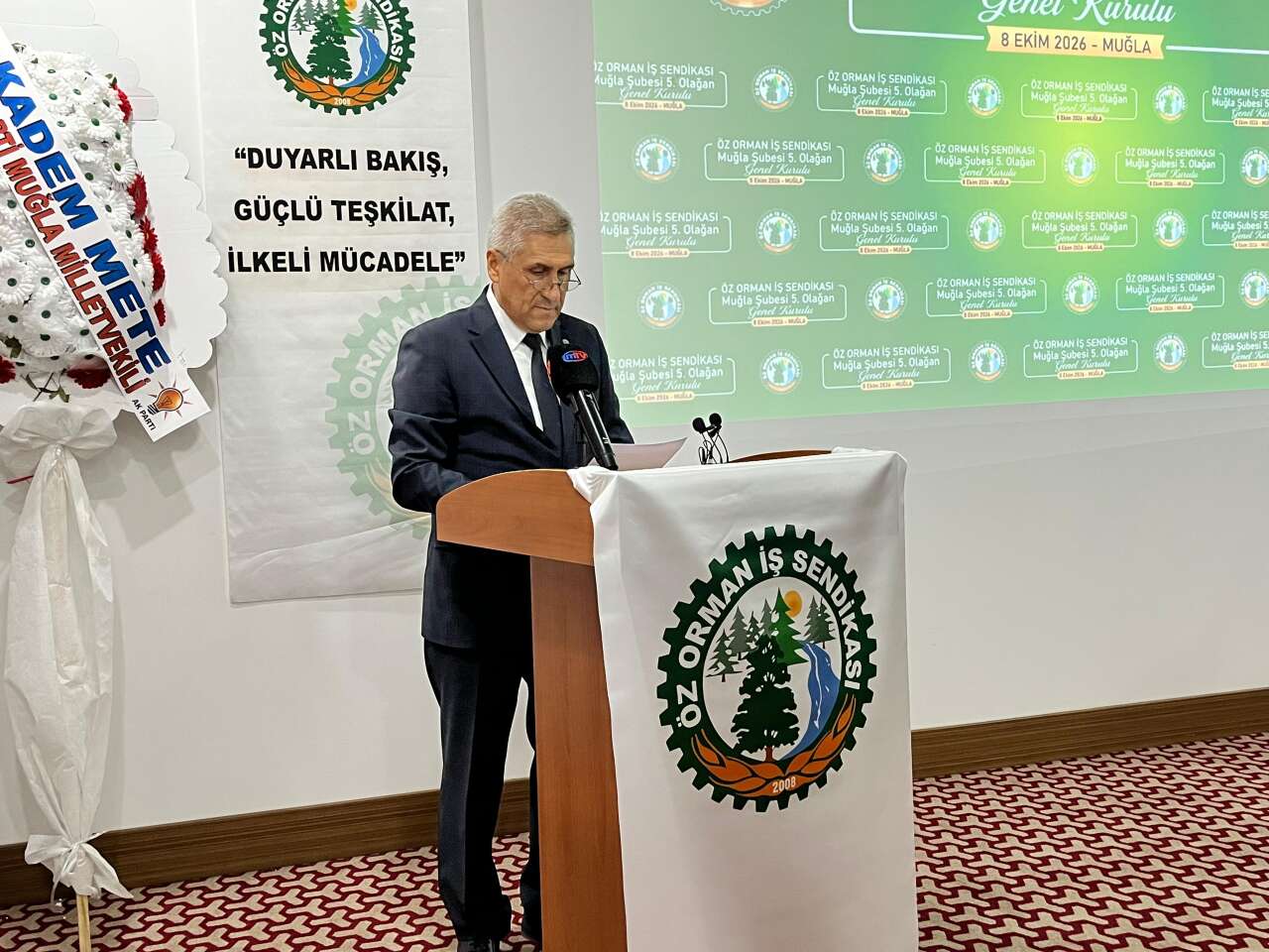 Öz Orman-İş Muğla’da Güven Tazeledi: Bilal Güçlü Yeniden Başkan 2